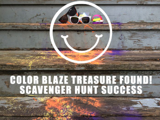 Illustration for article titled Color Powder Scavenger Hunt And Backyard Color War